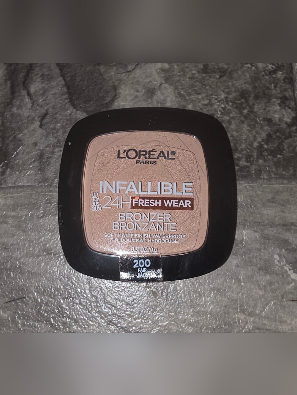 L'Oreal Infallible 24H Fresh Wear Bronzer - Fair (200) 0.31oz BNIB